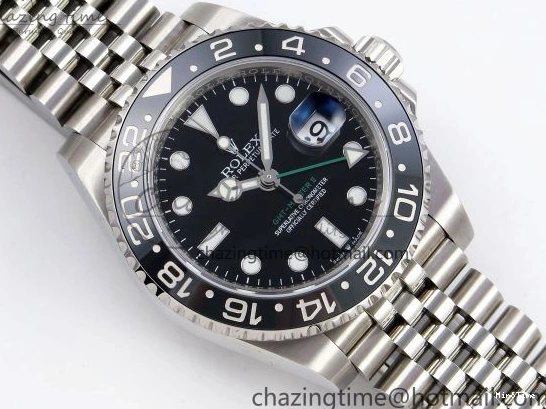 MiroTime 0503 Sporty GMT-Master II 126710 GRNR Black Gray Ceramic 904L Steel 3EF 1:1 Best Edition on Jubilee Strap VR 1339